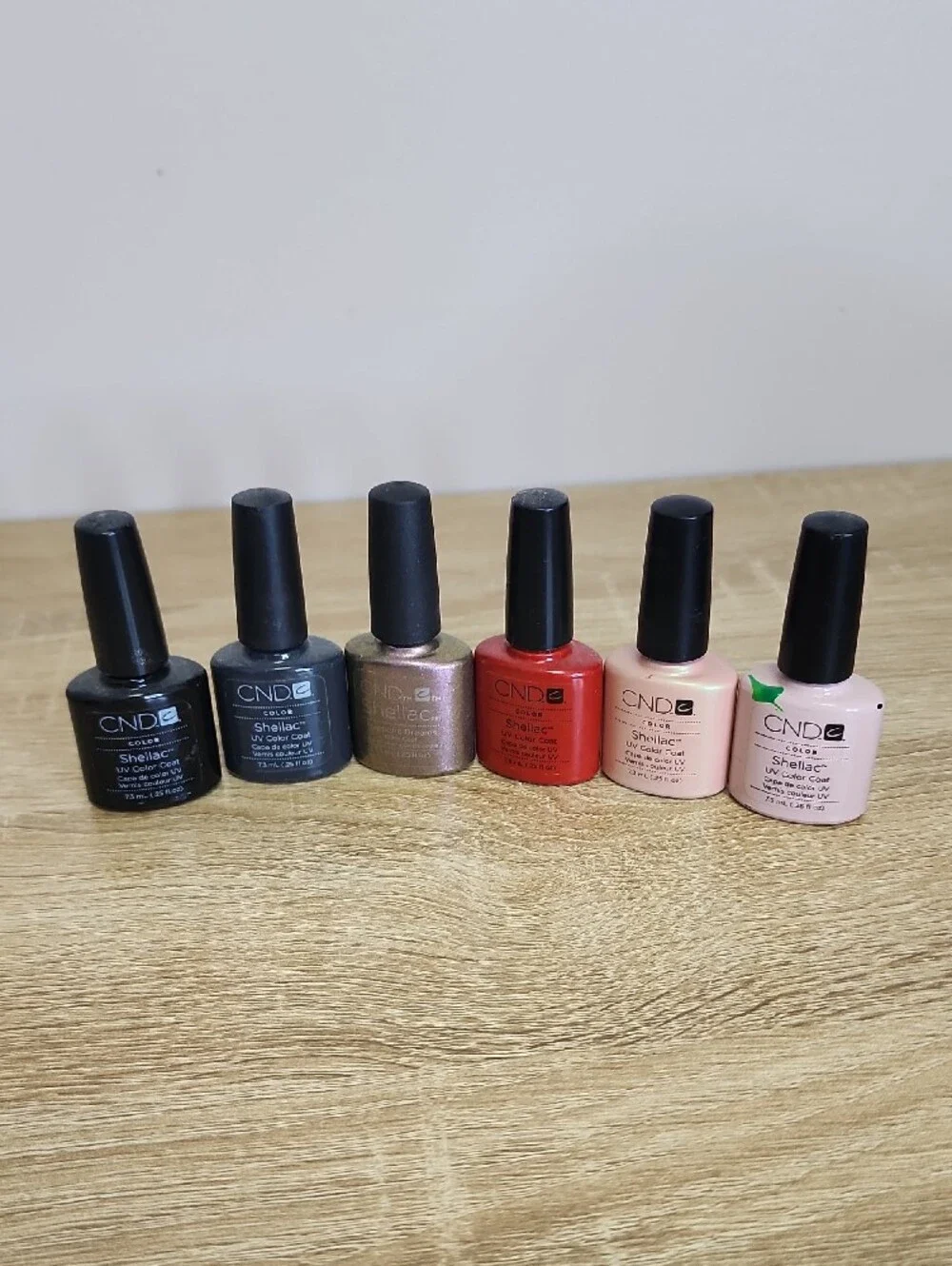 CND Shellac Gel Polish Lot - Mixed Colors (6)